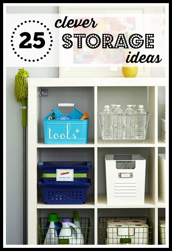 25 Clever Storage options - Tipsaholic