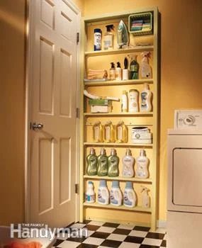 behind door storage