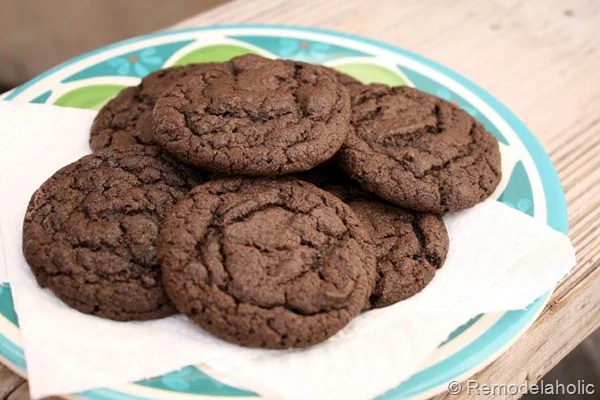 best cookie swap cookies - chewy peppermint chocolate cookies