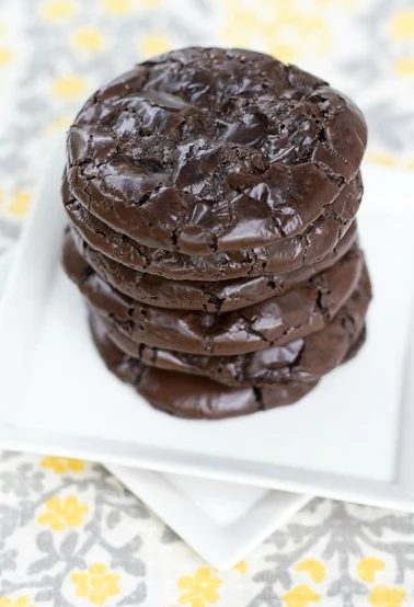 Flourless Chewy Chocolate Walnut Cookies