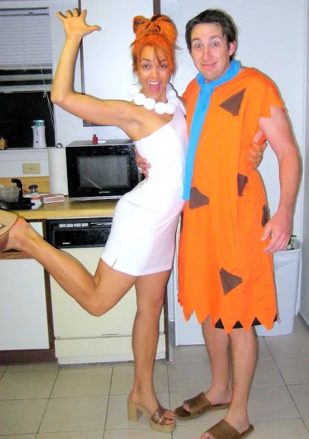 Fred And Wilma CRAFTblog couples costume, add a pebbles, and other characters for a family costume option