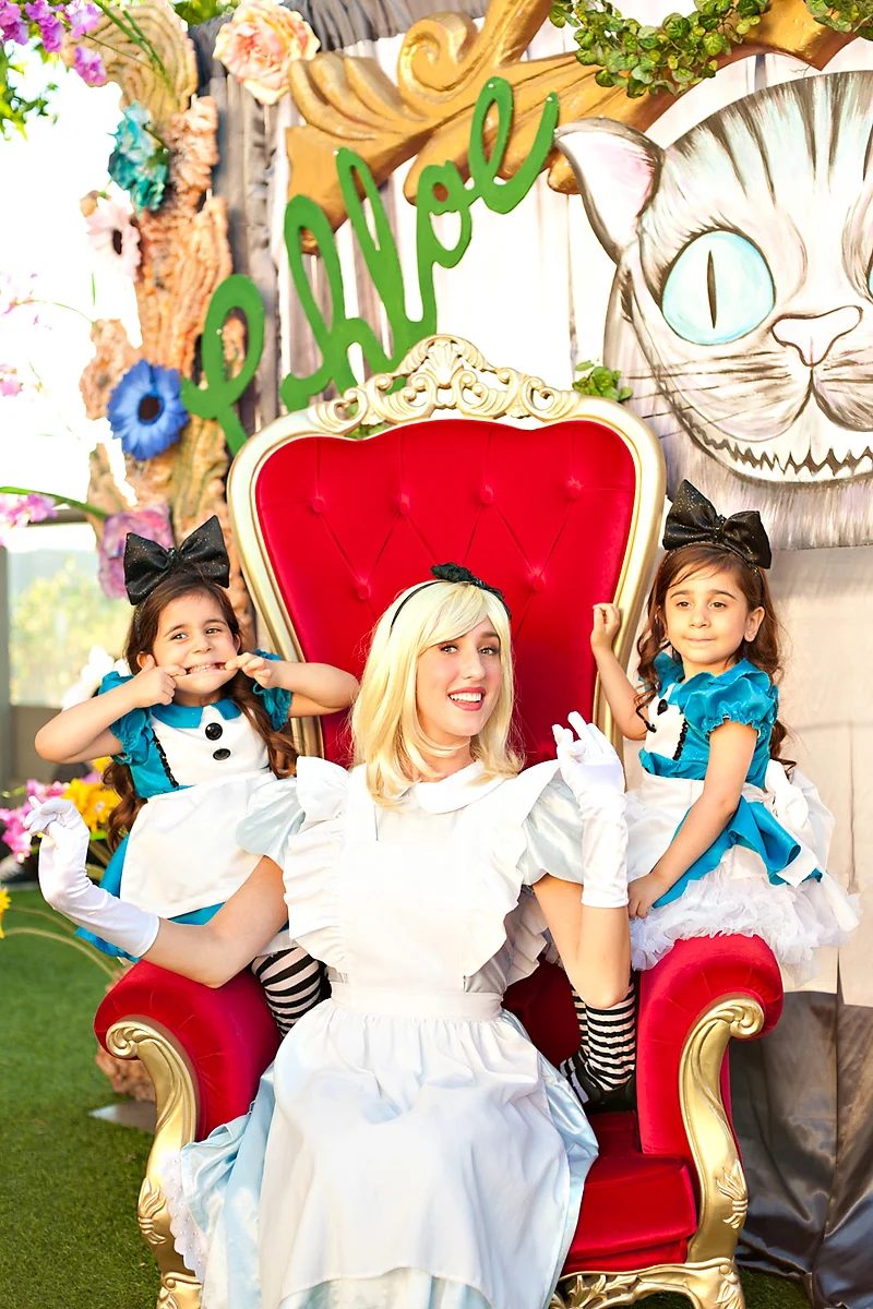Alice In Wonderland Twins Birthday Party