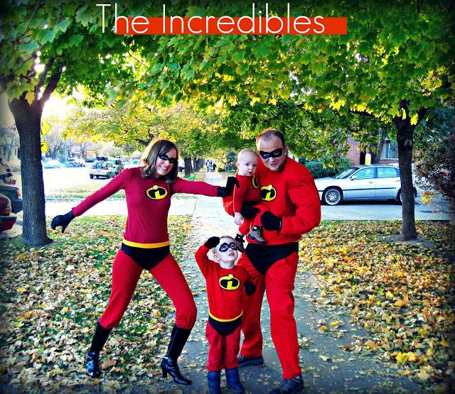 The Incredibles Family costume option Freshly Completed