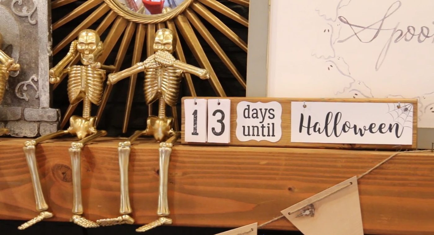 Holiday Countdown Board 02 Halloween