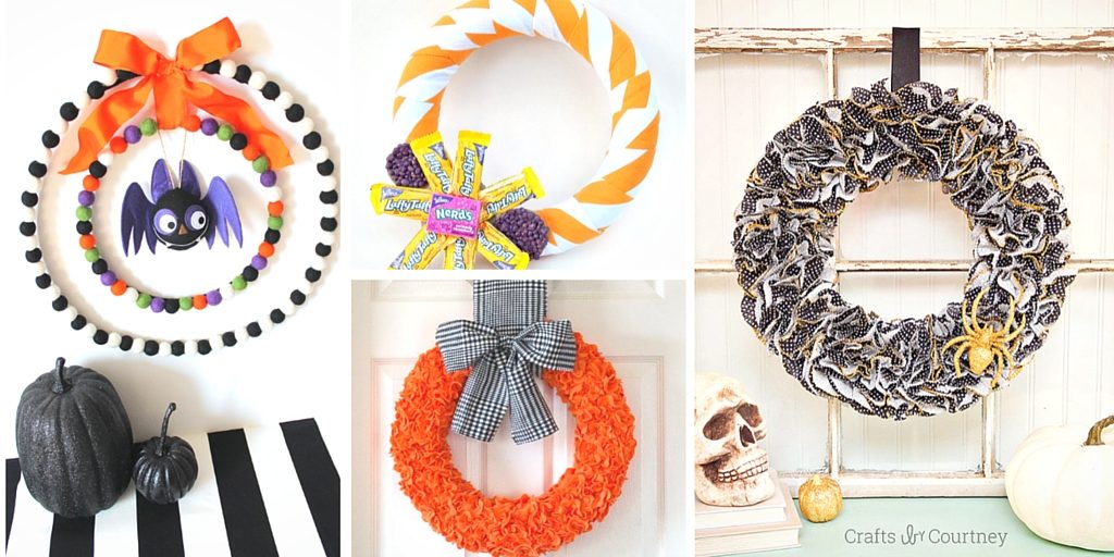 Halloween is the well fitted time to dress up your front door or home with Halloween Wreaths! Start decorating with on of these 25 Cute Halloween Wreaths featured on Bekob.com
