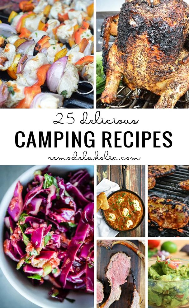 Plan out your next camping trip with a well fitted menu using some of these 25 Delicious Camping Recipes featured on Bekob.com