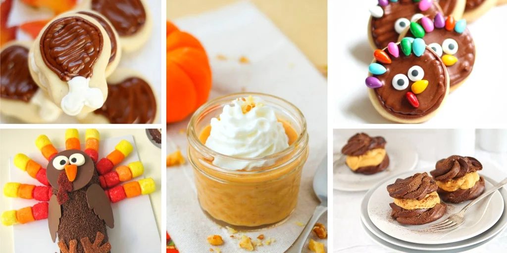 Thanksgiving dessert doesn't always have to be pie. Make one of these really cute and festive Thanksgiving treats. 25 Delicious Thanksgiving Dessert Recipes featured on Bekob.com