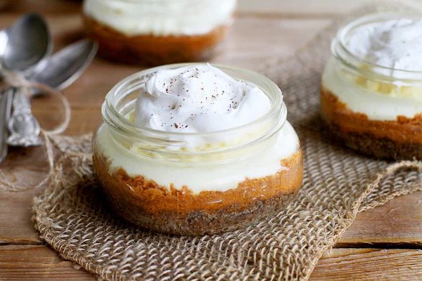 Pumpkin Cheesecake In A Jar I Am Baker