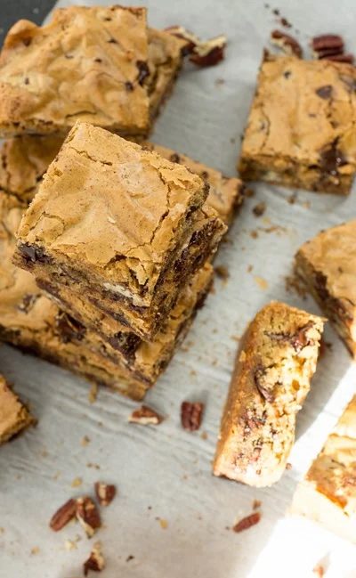 Brown Butter Pecan Blondies Keeping It Sweet Desserts