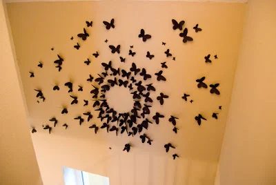 butterfly paper art walkthrough