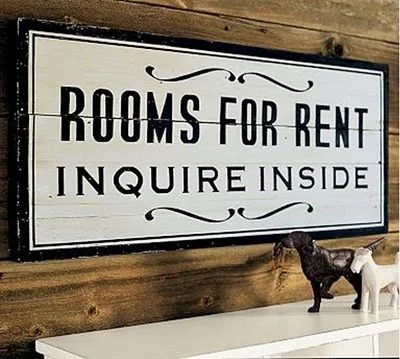 Rooms for Rent, Pottery Barn knock off art project