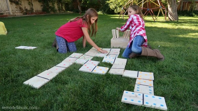 Diy Yard Dominoes walkthrough Printable Scorecard And Games #Bekob