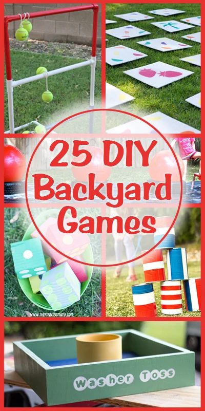 25 Handmade Backyard Games on Bekob.com #summer #fun #play