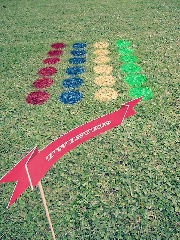 homemade outdoor twister game