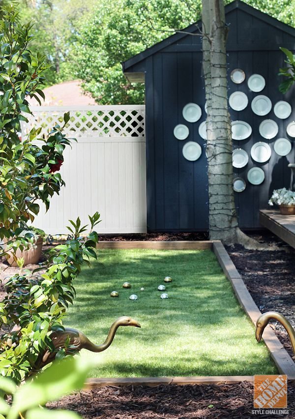 Handmade Bocce Ball Court