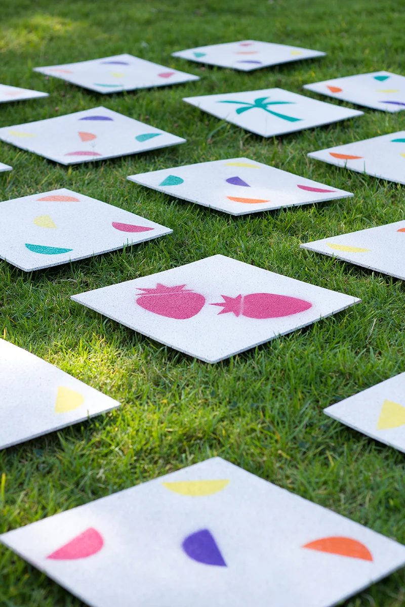 Handmade Giant Lawn Matching Game