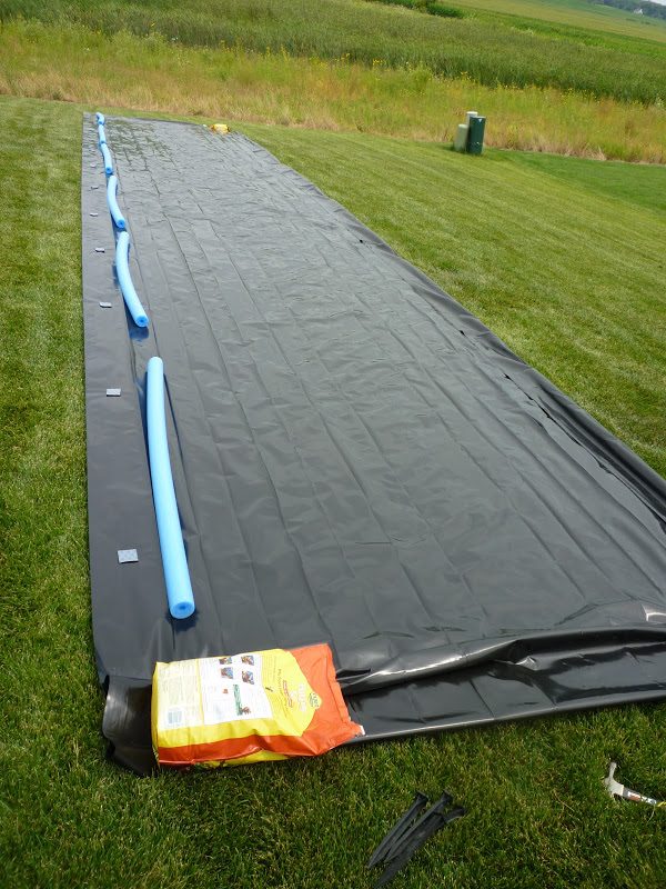 handmade slip and slide