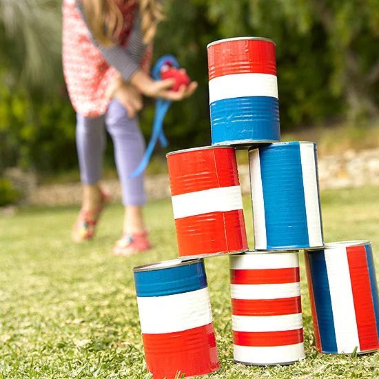 Patriotic Bean Bag Toss