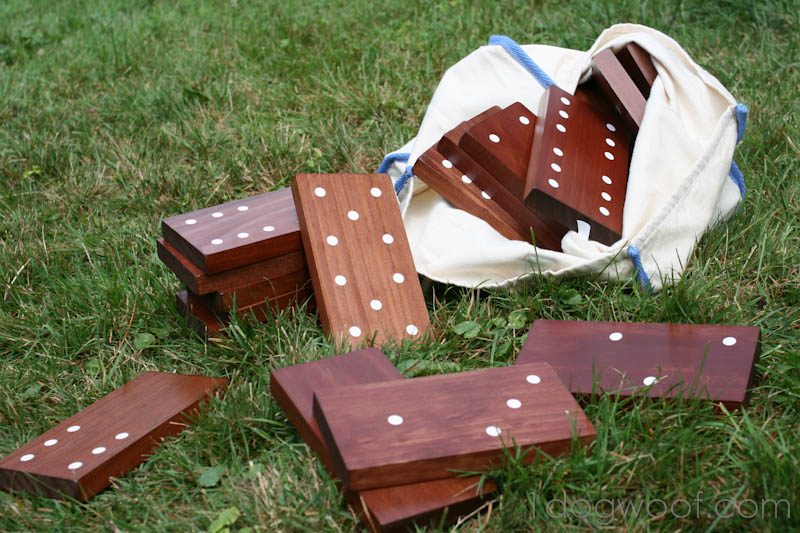 Handmade Yard dominoes