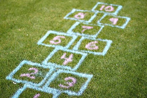 lawn hopscotch
