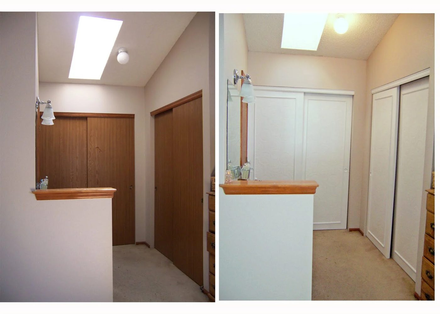 sliding closet door update
