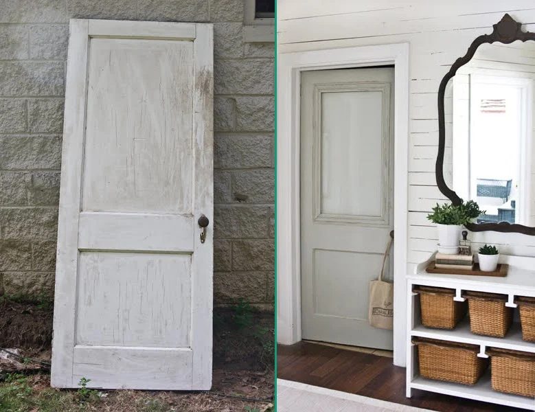 Adding a window to a solid door