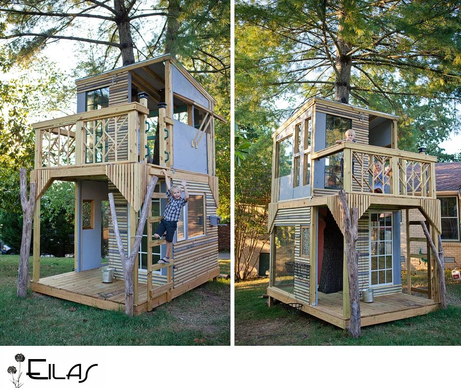 Summertime is well fitted for fort building. Elaborate or direct, kids love a great secret hideaway. Here are 25 Handmade forts for inspiration. 25 Handmade Forts to Build With You