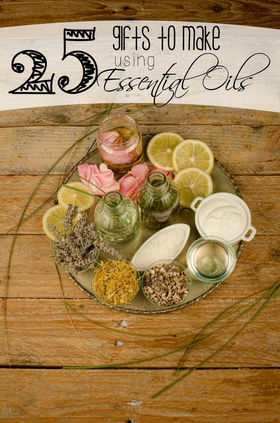 Essential oils can help you make the well fitted present for anyone on your list! Need some inspiration? Here are 25 Handmade gifts to make with essential oils. 25 Handmade Gifts T