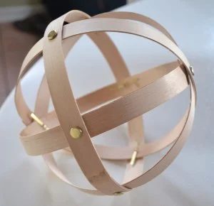 Wood Veneer Sphere