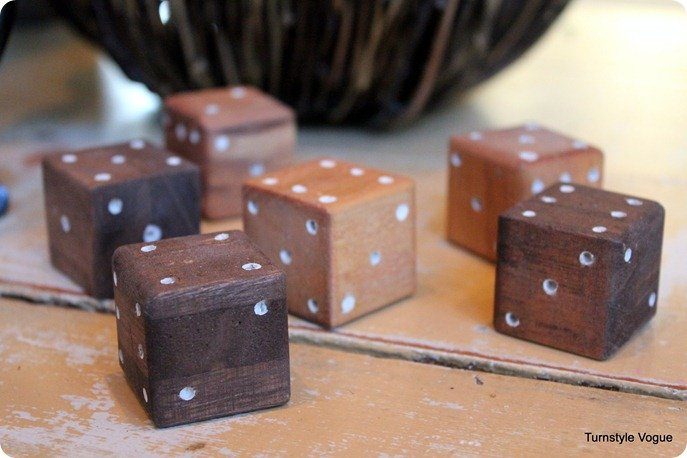 Wooden Dice