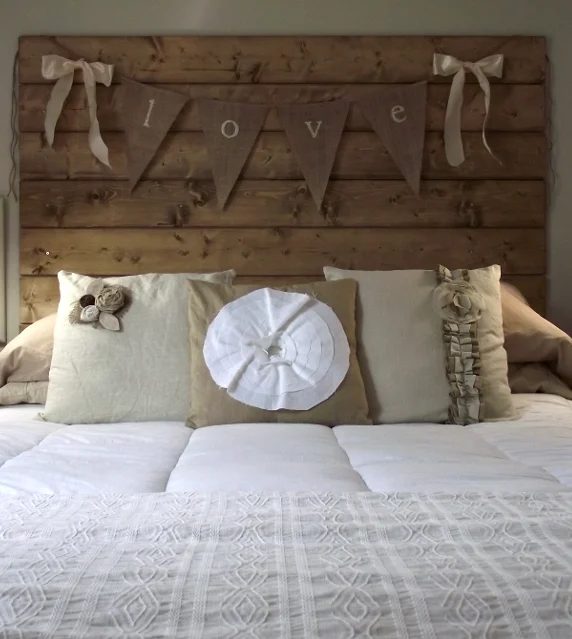 4 Reclaimed Wood Headboard