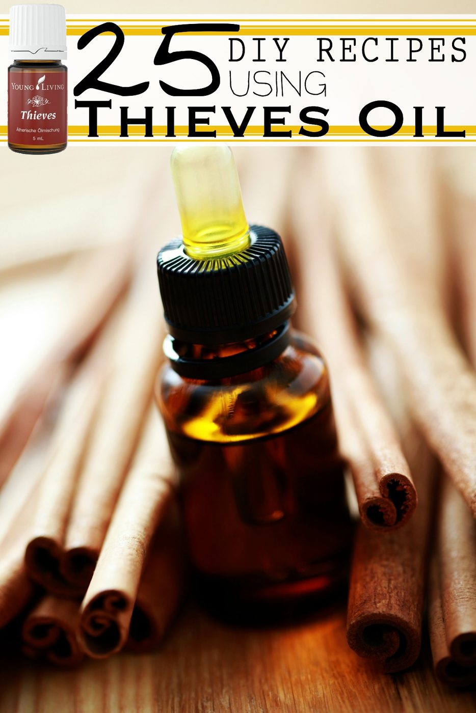 Thieves Essential Oil Blend is handy. There are a myriad of ways you can use Thieves oil, and many different products you can make to use. 25 Handmade Recipes Using Thieves Essenti