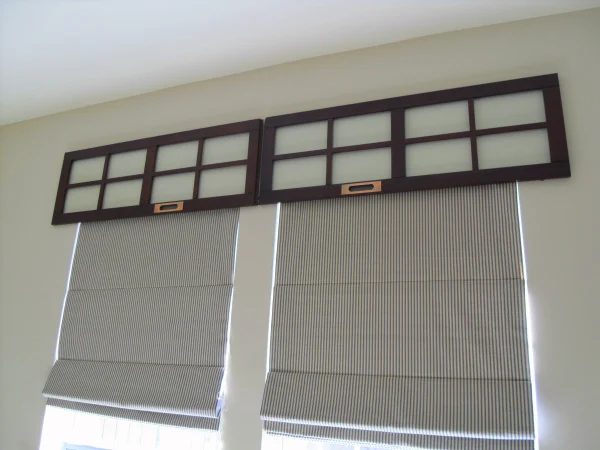 old cd cabinet doors as window cornices, Home Sweet Homemade on Bekob