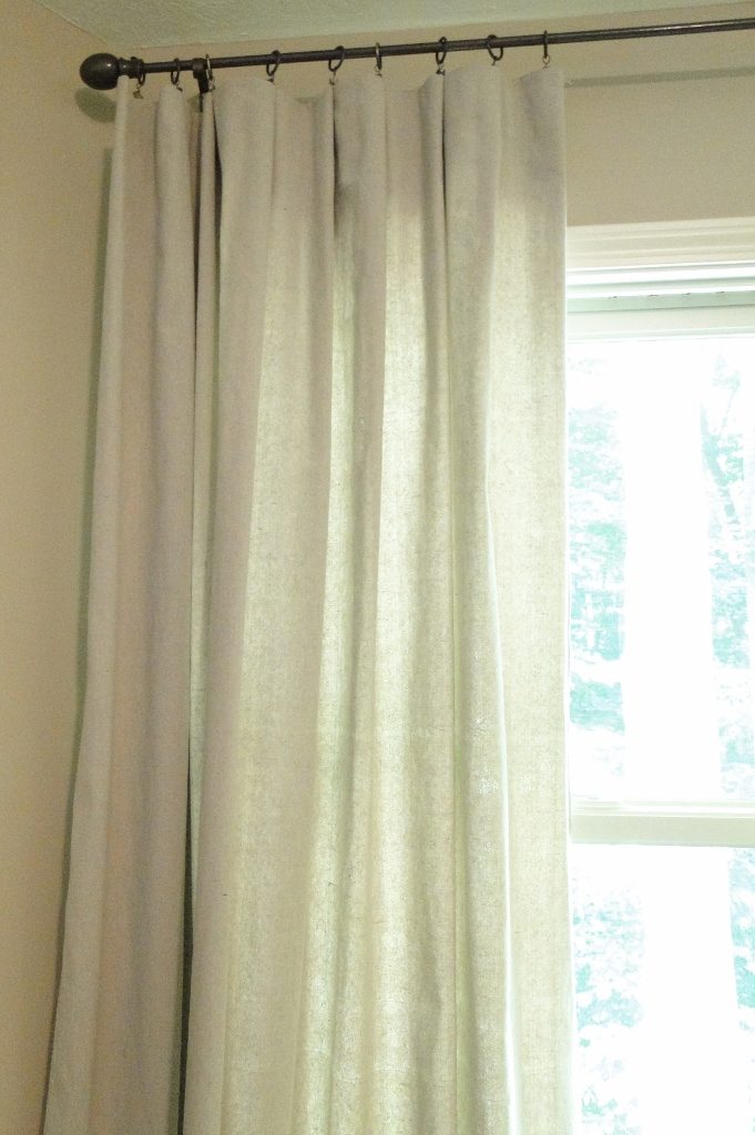 drop cloth window curtain walkthrough, Salvage Savvy on Bekob