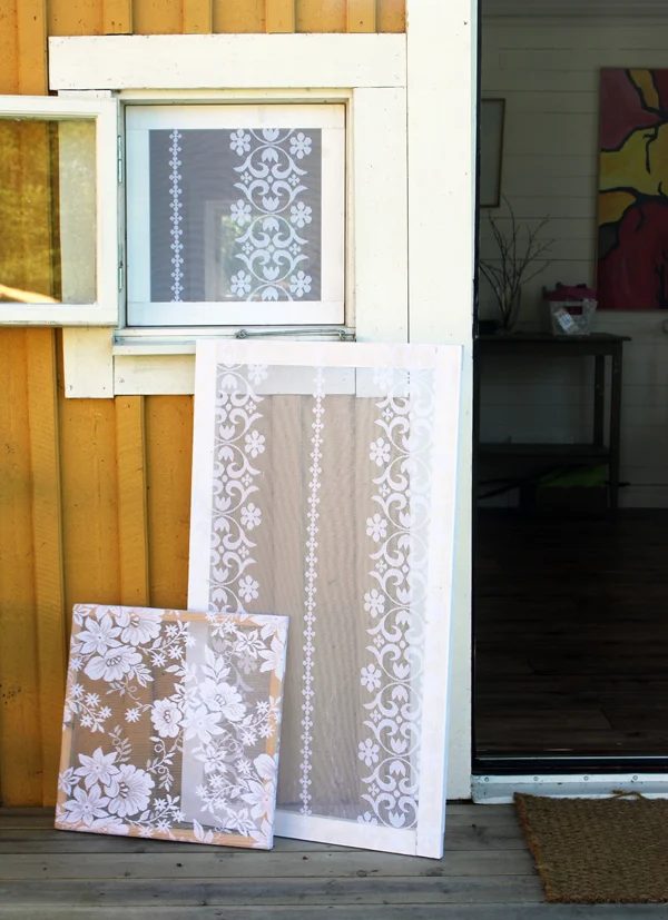 lace window screens, Design Madde