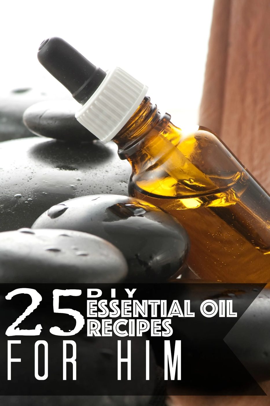 Think handmade products using essential oils are just for girls? Think again! Get your guy onboard with these essential oil recipes he'll love! 25 Essential Oil Recipes For Him - T