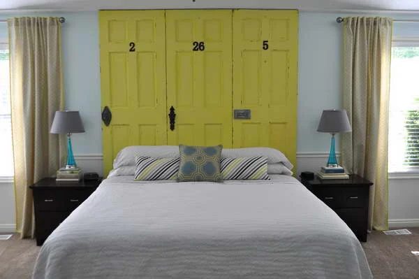 yellow-door-headboard-bloombety