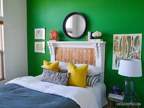 fireplace-mantle-headboard-good-housekeeping