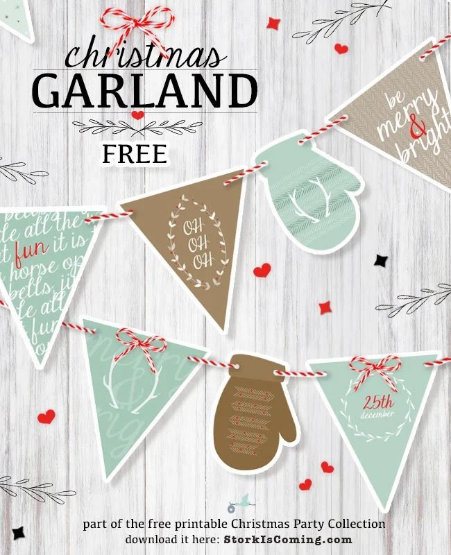 25 Free Colorful & Crafty Christmas Printables | Bekob.com
