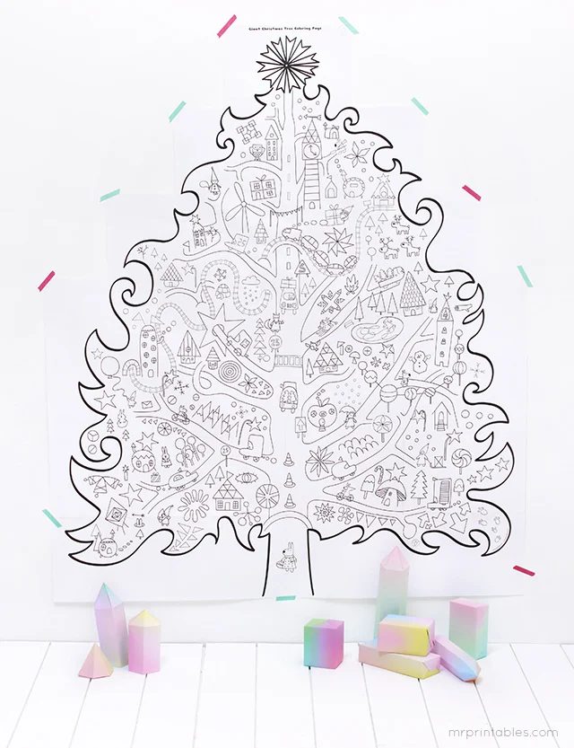 25 Free Colorful & Crafty Christmas Printables | Bekob.com