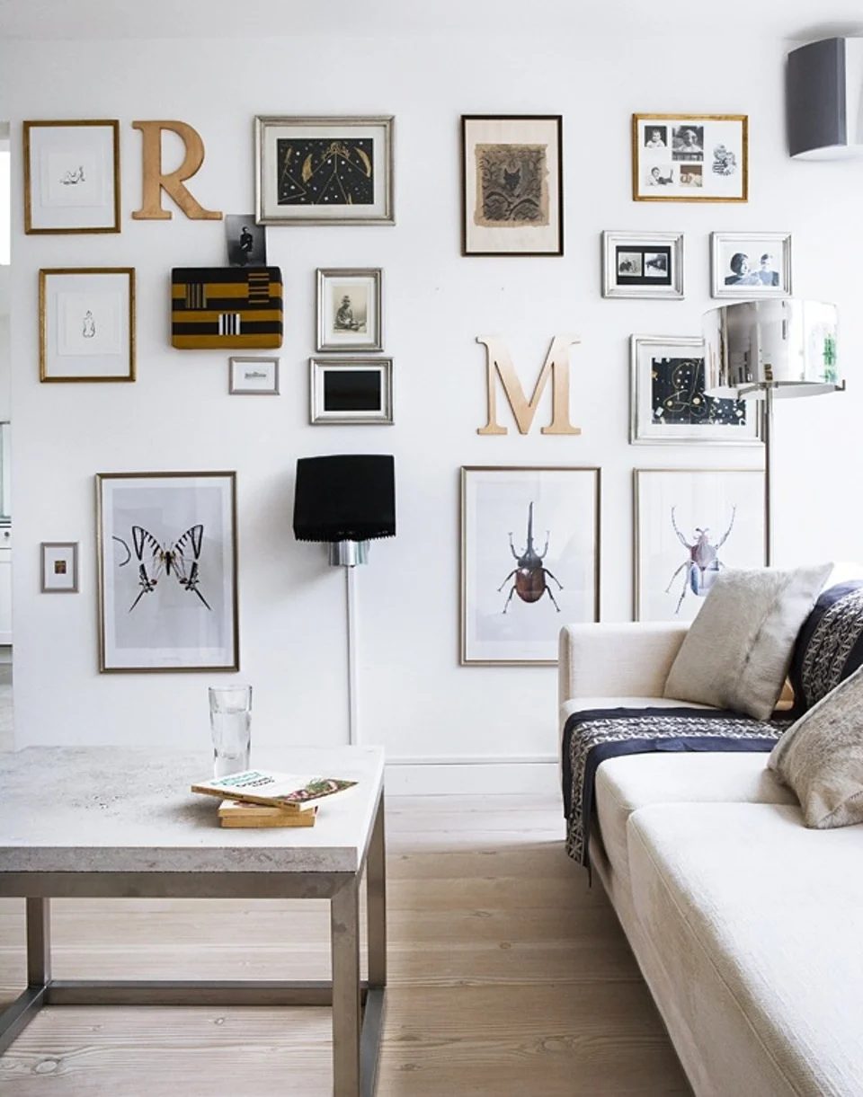 modern insect art prints via bolig