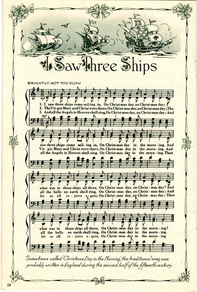 I Saw Three Ships