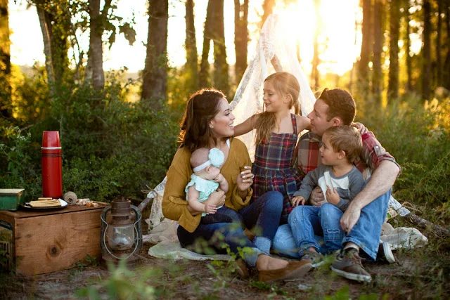 The Frosted Petticoat camping portraits