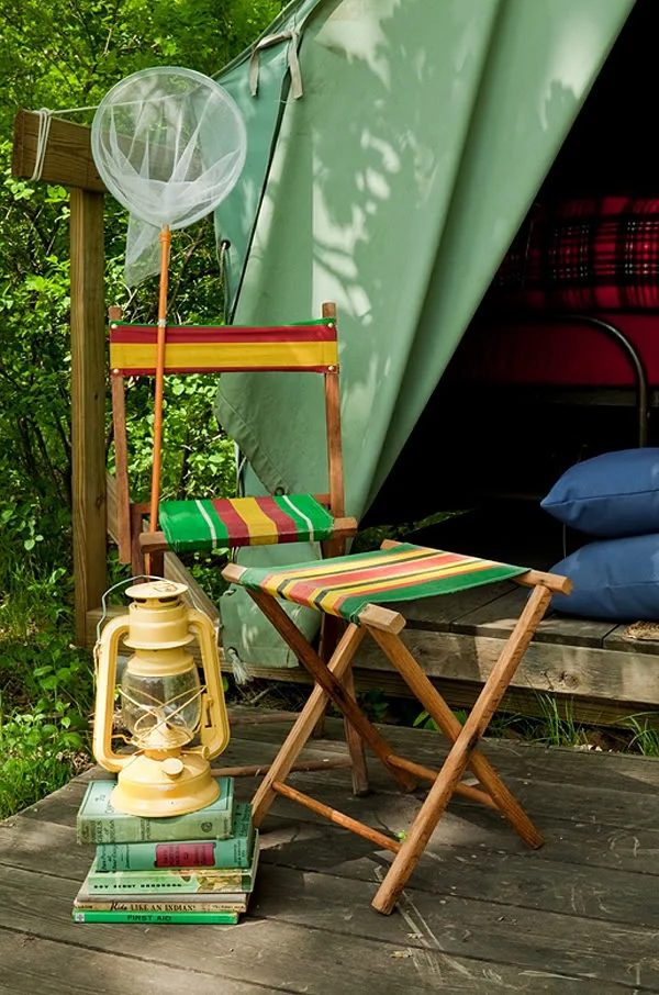 The Lettered Cottage boy scout tents