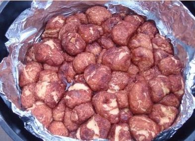 Camping with Gus monkey bread