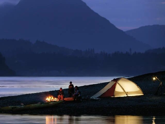 Kodiak camping scenery