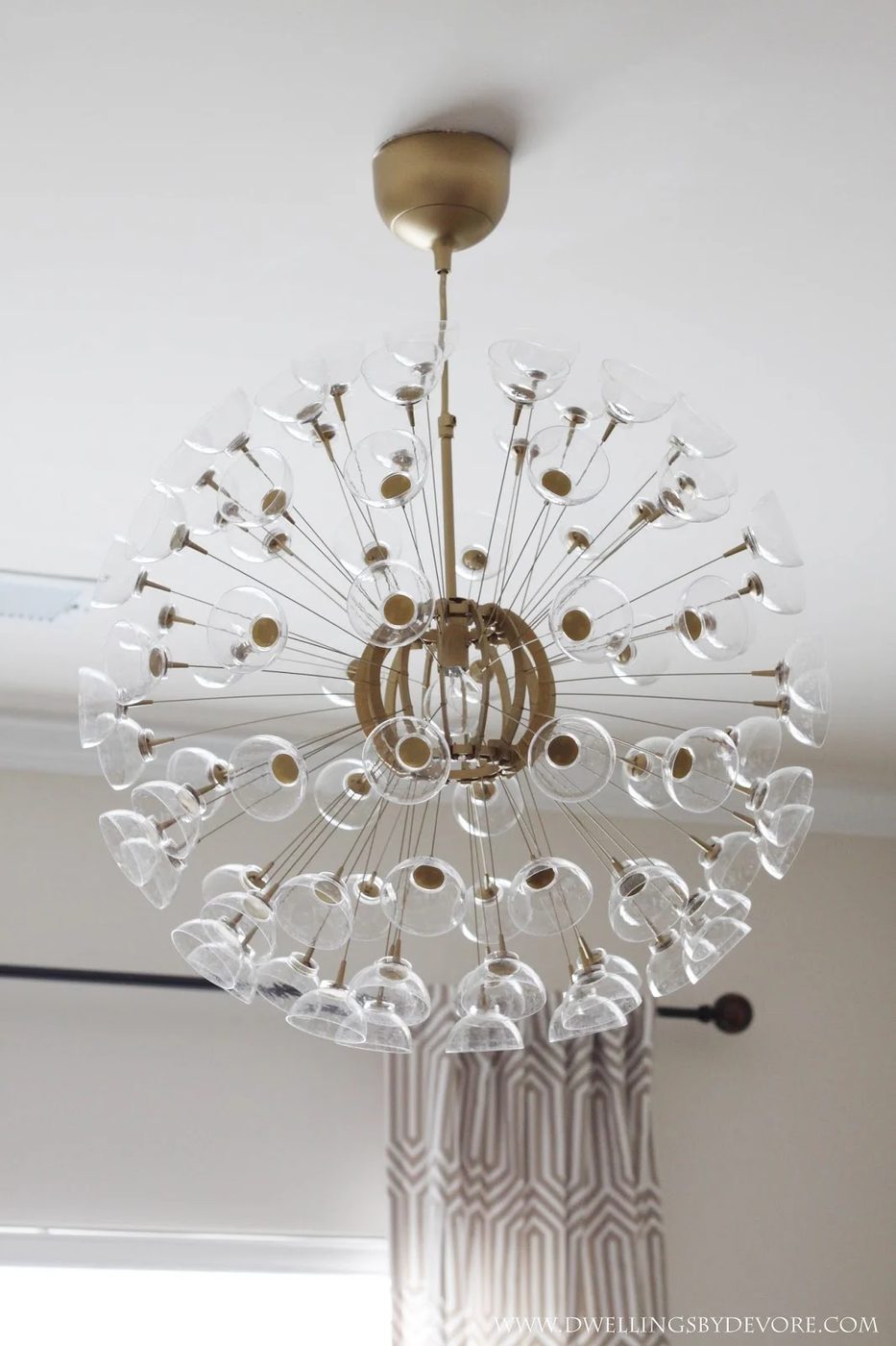 handmade sputnik chandelier IKEA method