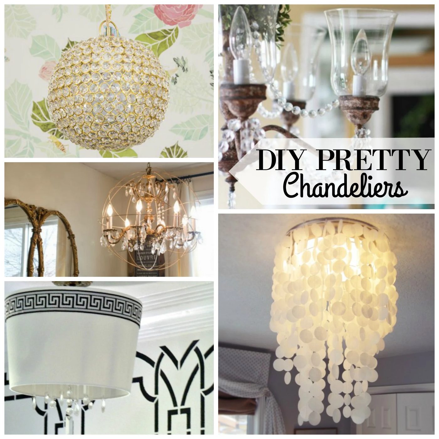 Handmade Pretty Chandeliers via Bekob.com