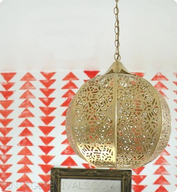 candle latern turned gold handmade chandelier