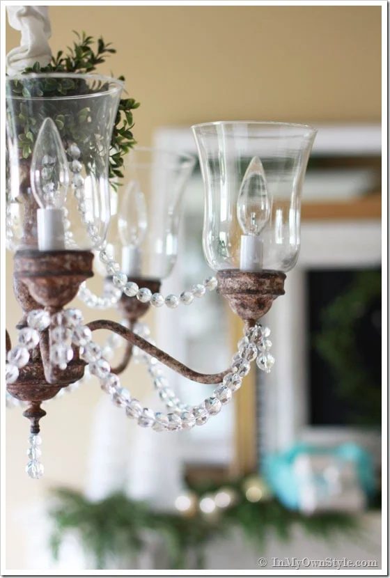 antique chandelier handmade makeover